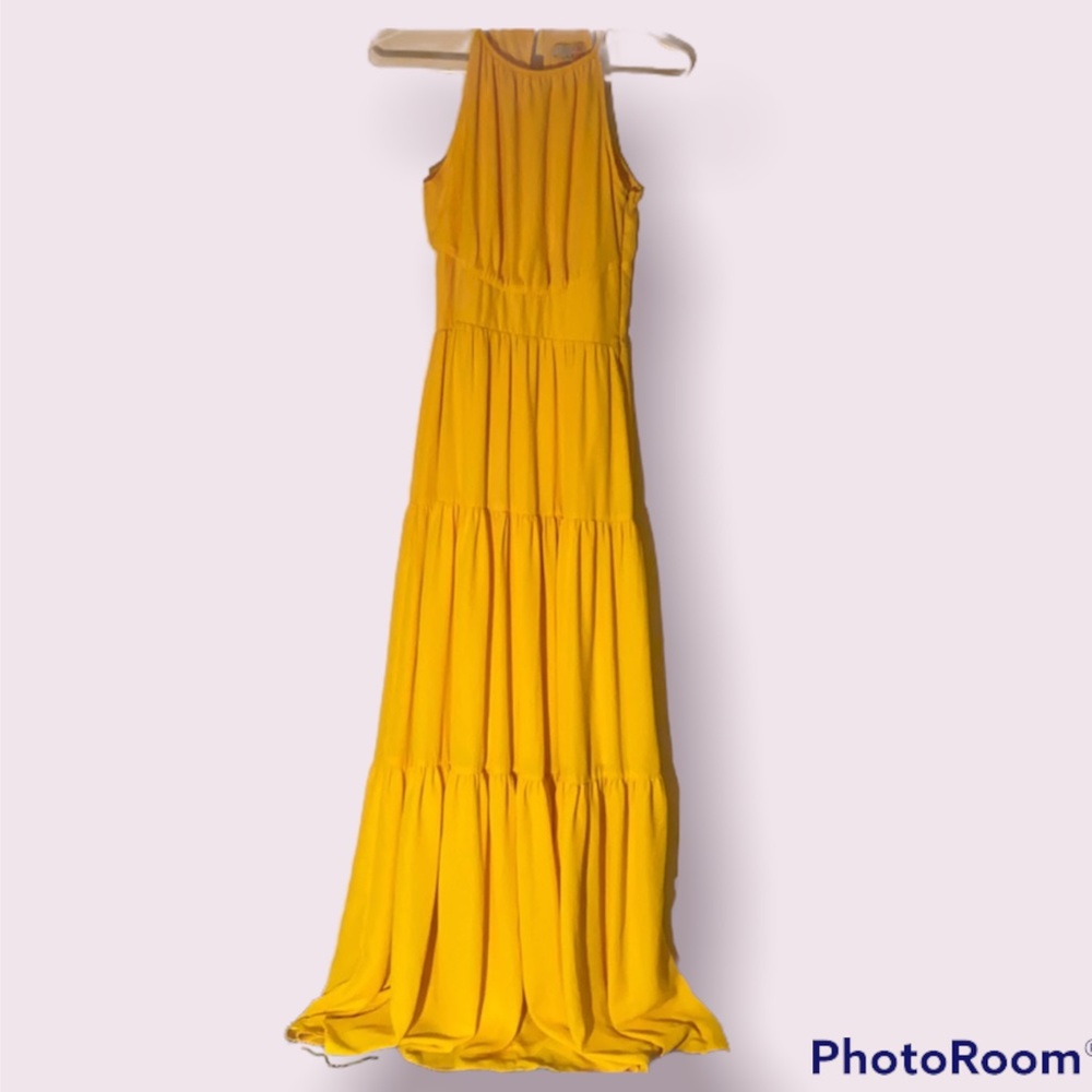 GB Long Yellow Formal/Prom Dress XS